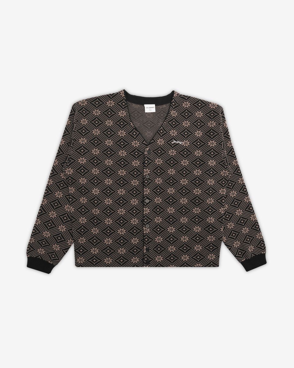 Canyon Mills Knit Sweater Cardigan - Black