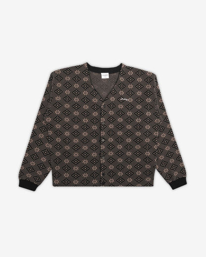 Canyon Mills Knit Sweater Cardigan - Black