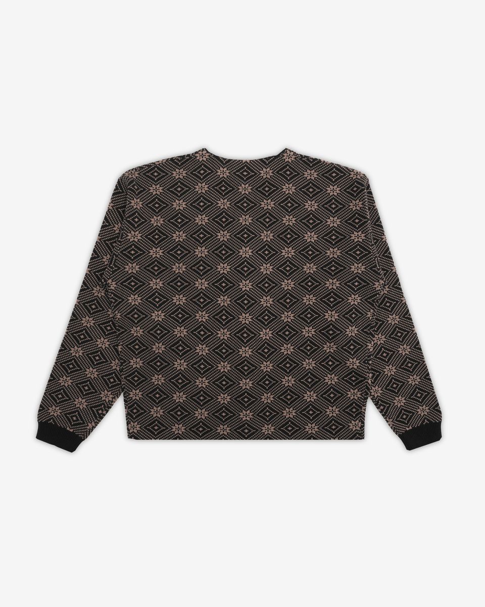 Canyon Mills Knit Sweater Cardigan - Black