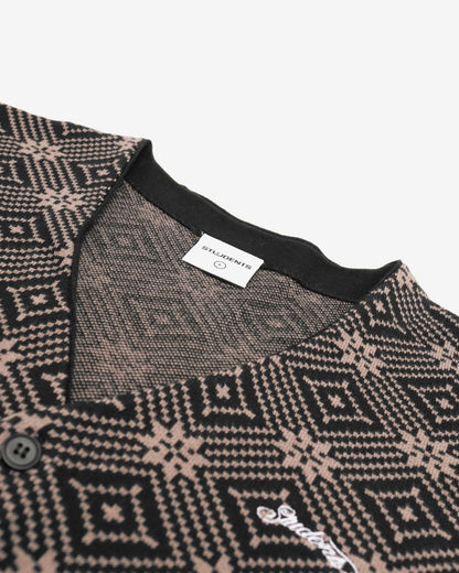 Canyon Mills Knit Sweater Cardigan - Black