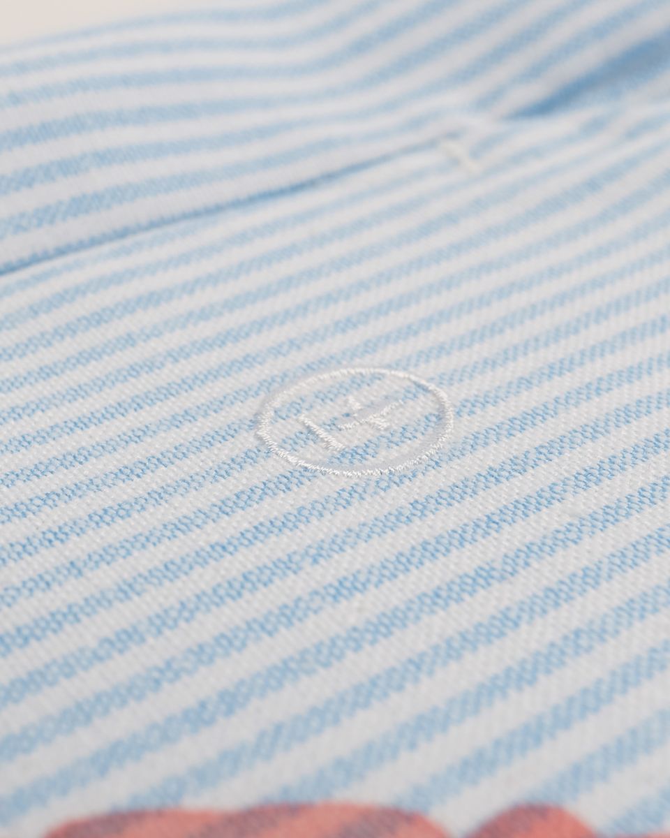 Davenport Stripe Oxford Pant - Light Blue
