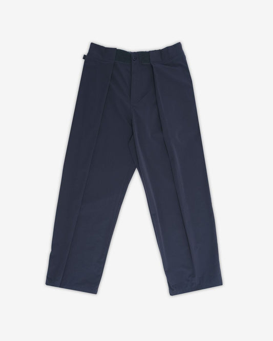 Science Adjustable Pleated Pants - Dark Blue