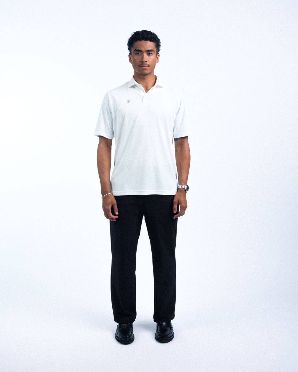 Librarian S/S Polo - White