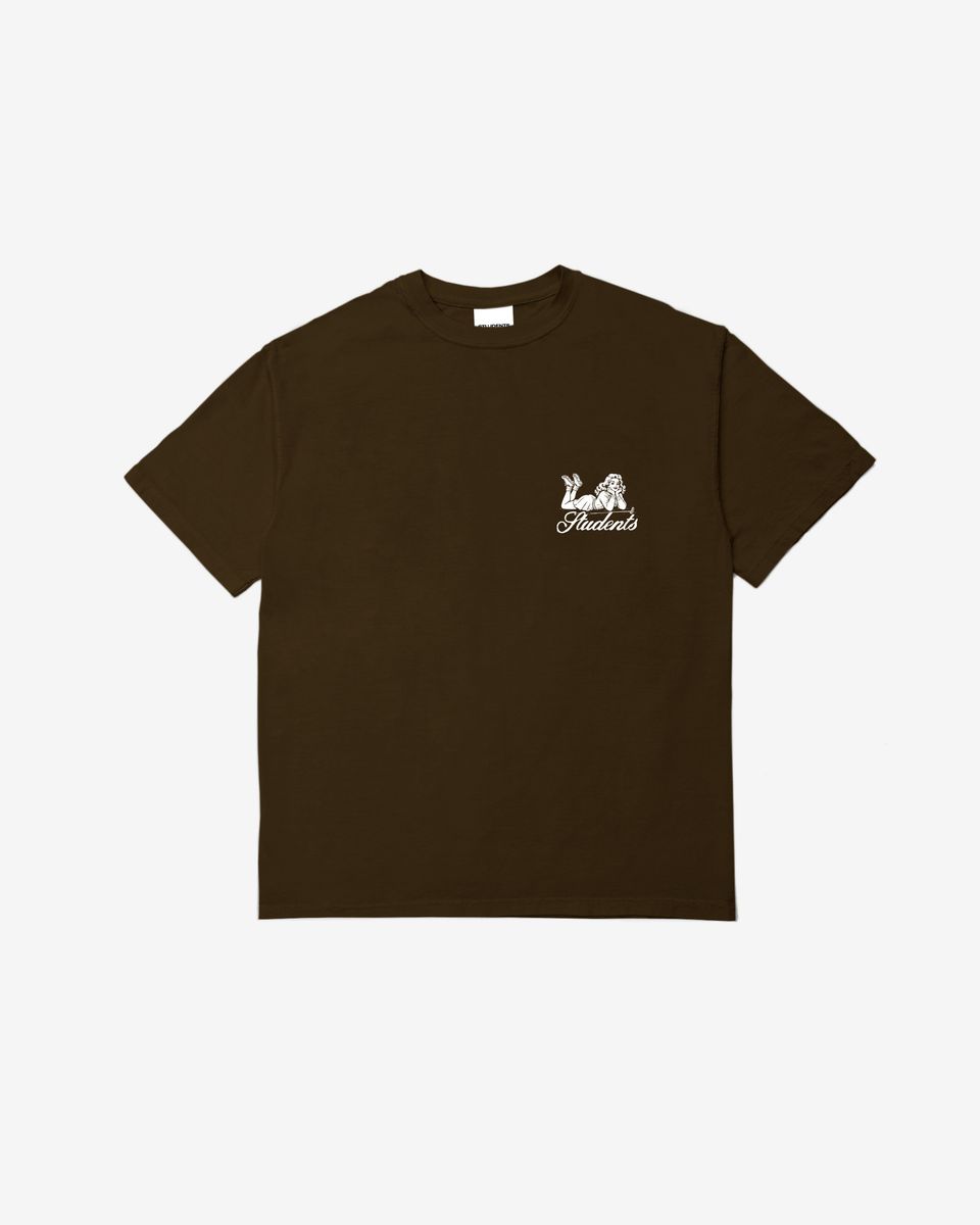 Pinned S/S T-shirt - Chocolate