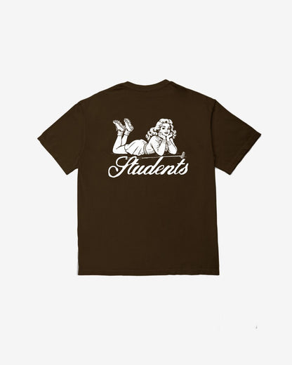Pinned S/S T-shirt - Chocolate