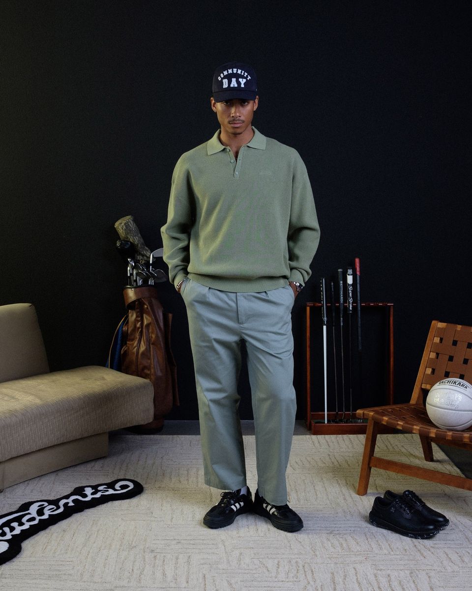 Seminar L/S Knit Sweater Polo - Peapod