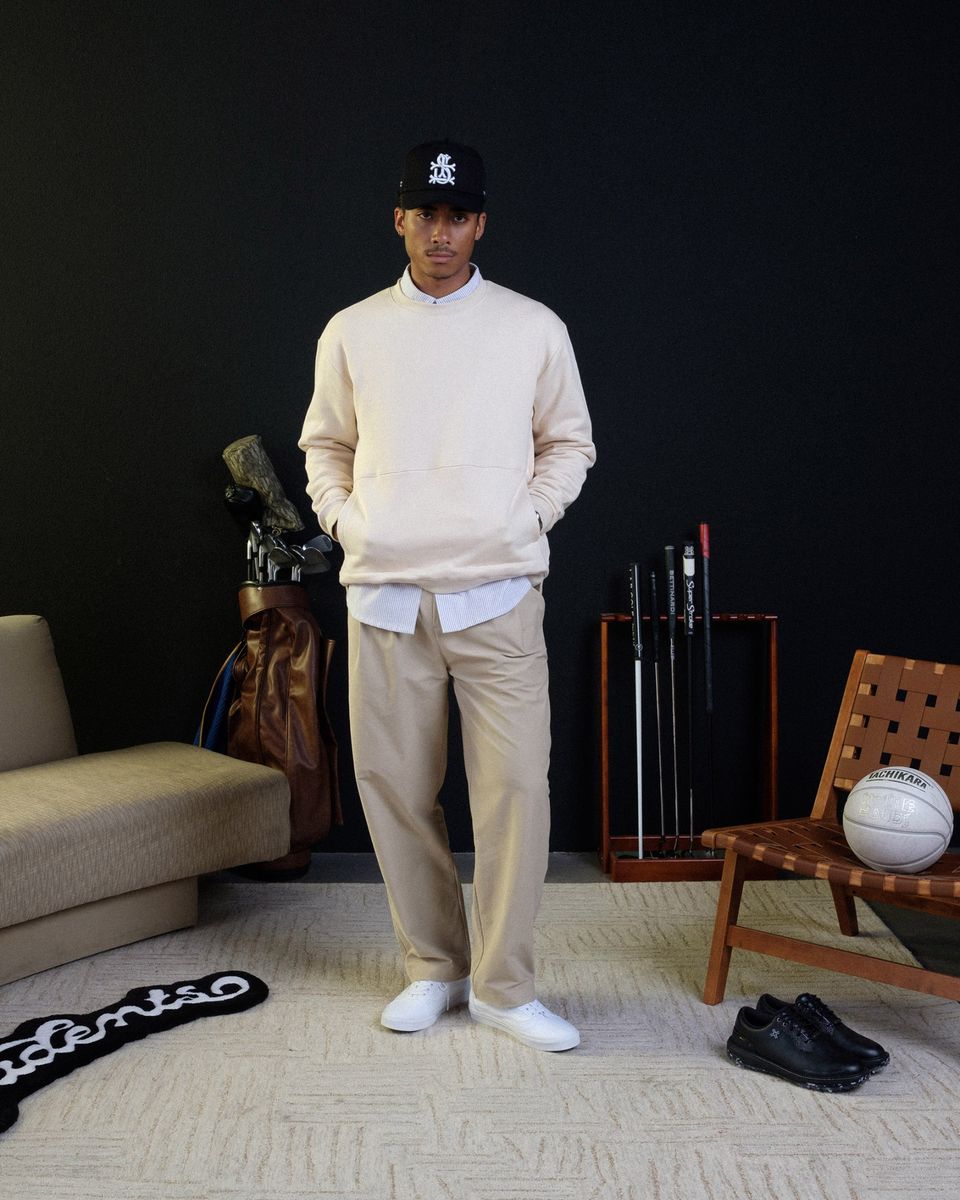 Edel Fleece Crew Sweater - Cement