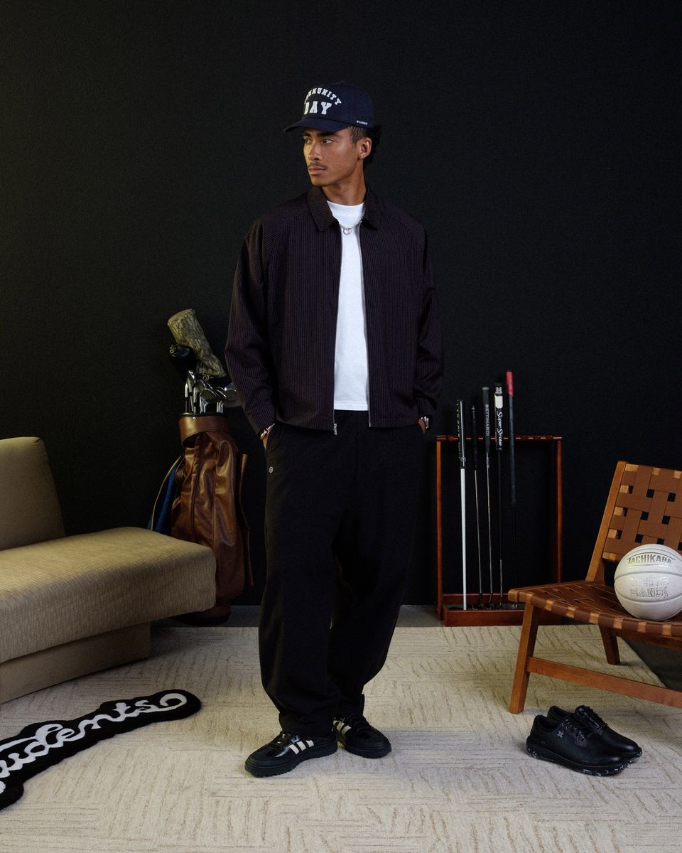 Virginia Pinstripe Jacket - Black