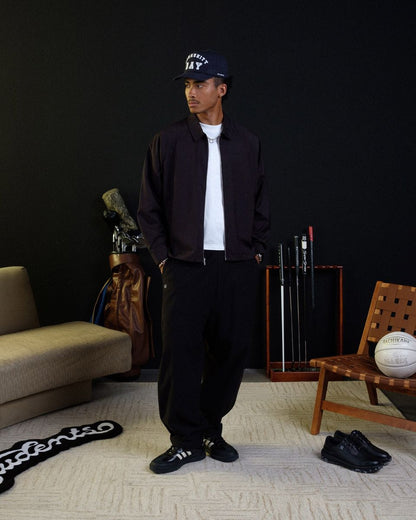 Virginia Pinstripe Jacket - Black