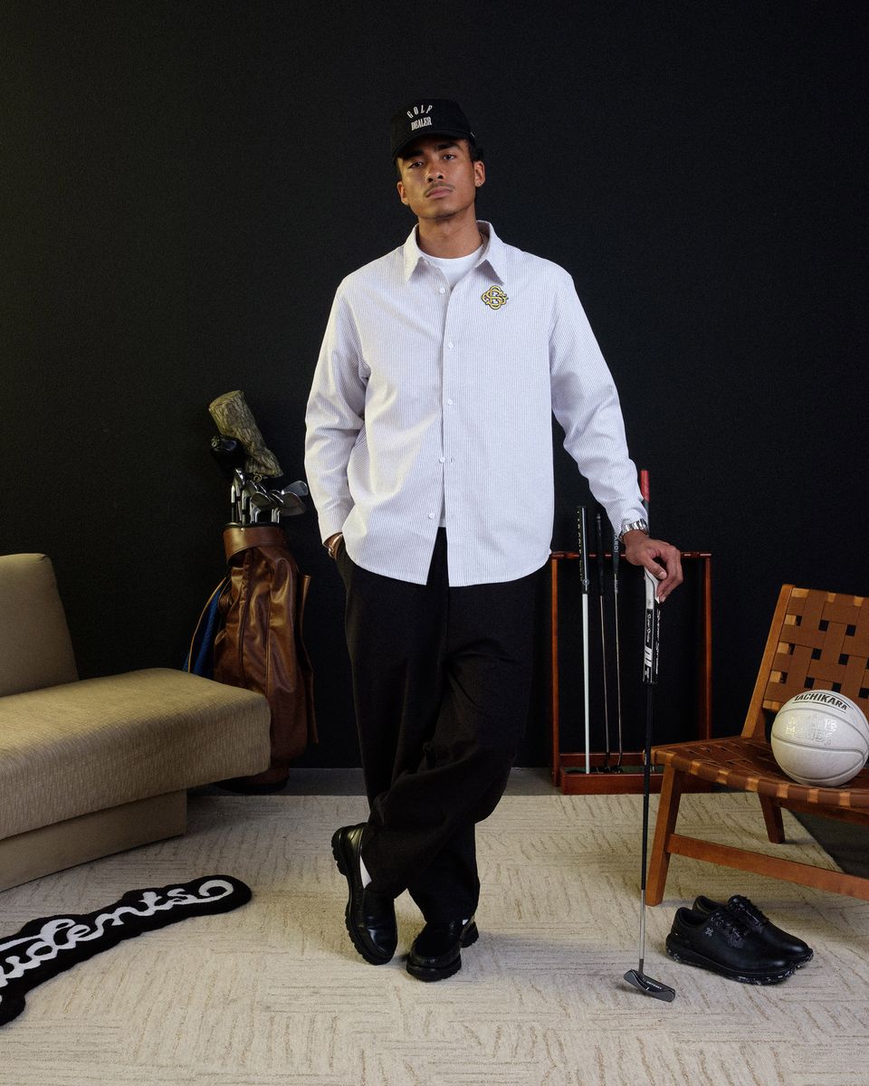 Dean L/S Button-Up Shirt - Light Grey