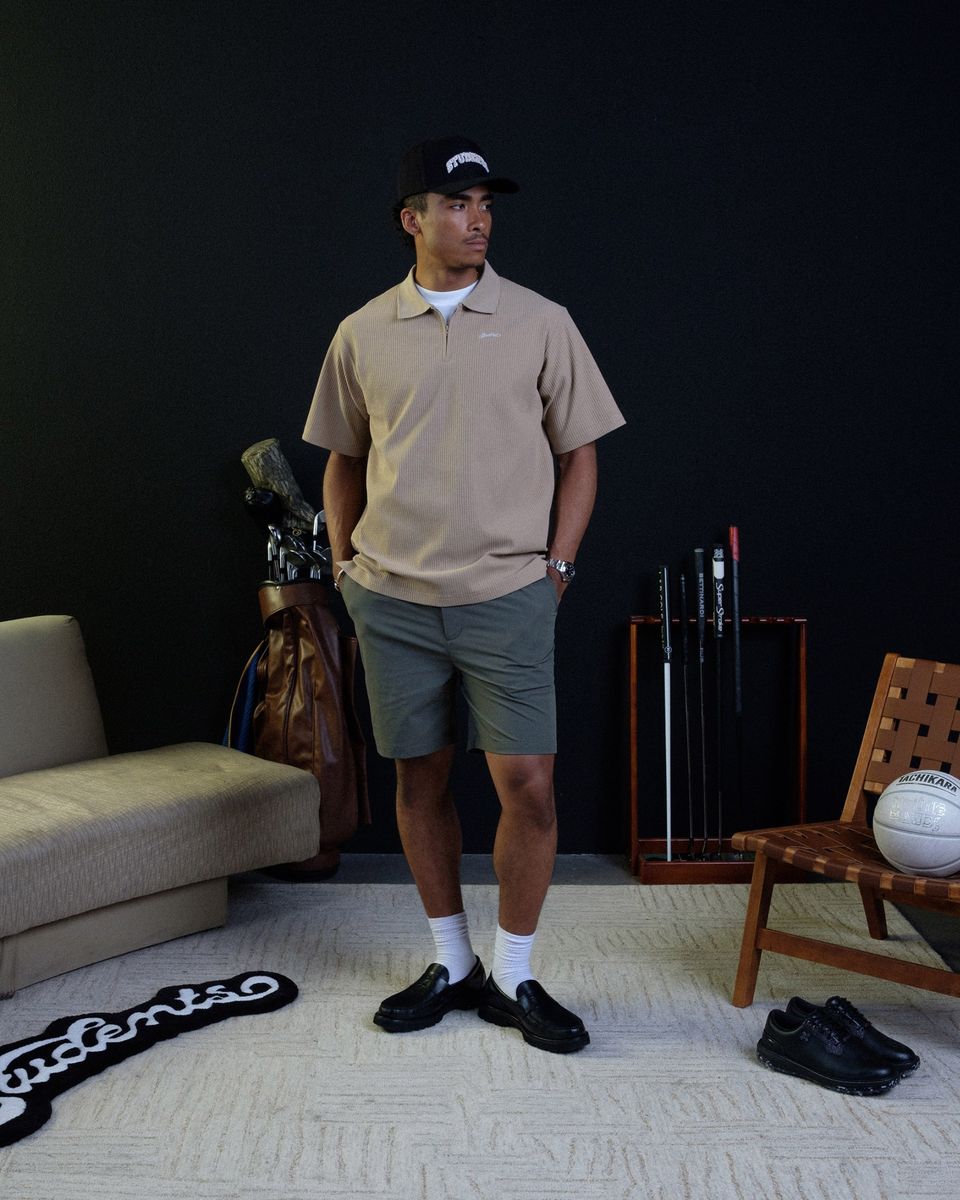 Heritage Nylon Pleated Short - Military