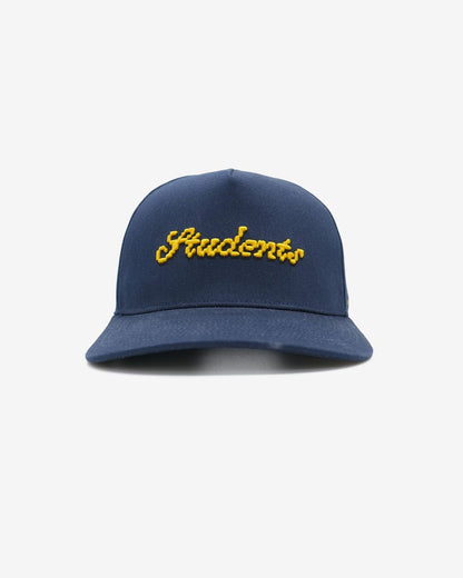 Puzzled 5-Panel Snap Back Hat - Dark Blue