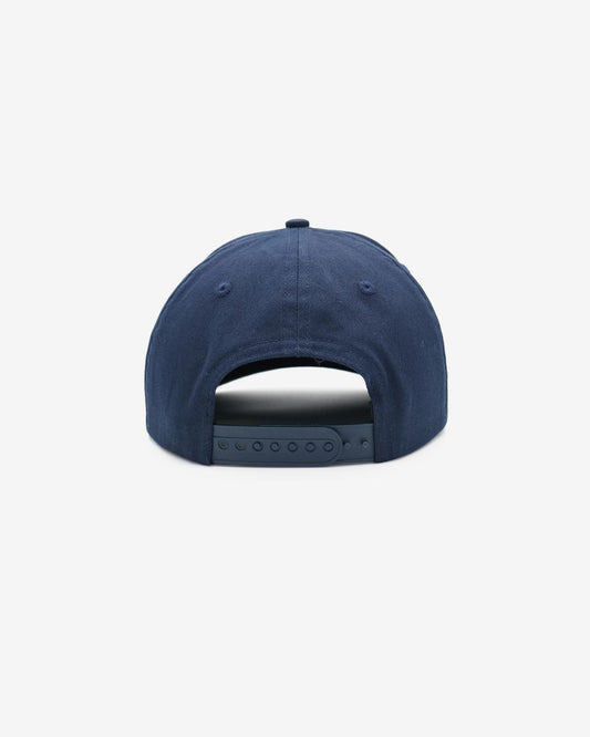 Puzzled 5-Panel Snap Back Hat - Dark Blue