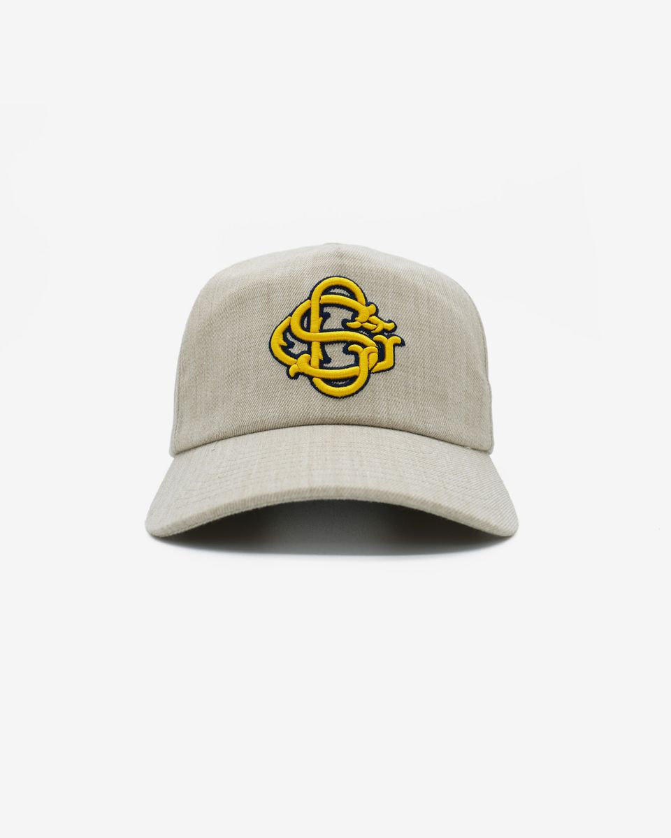 Dean 5-Panel Snap Back Hat - Sand