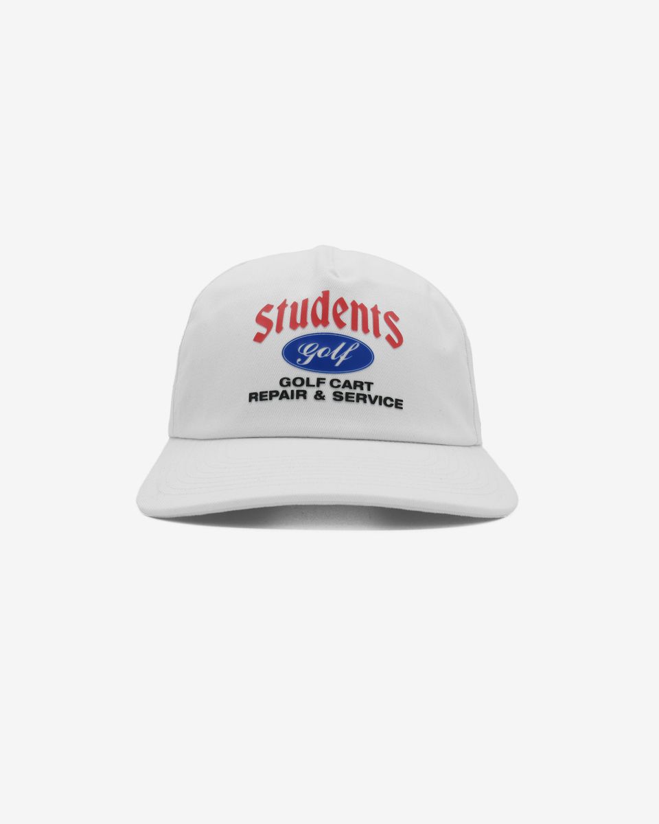 Repair 5-Panel Snap Back Hat - White