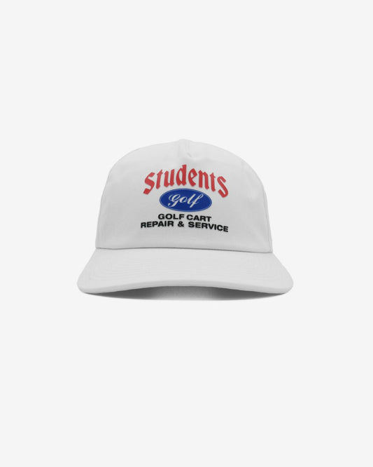 Repair 5-Panel Snap Back Hat - White