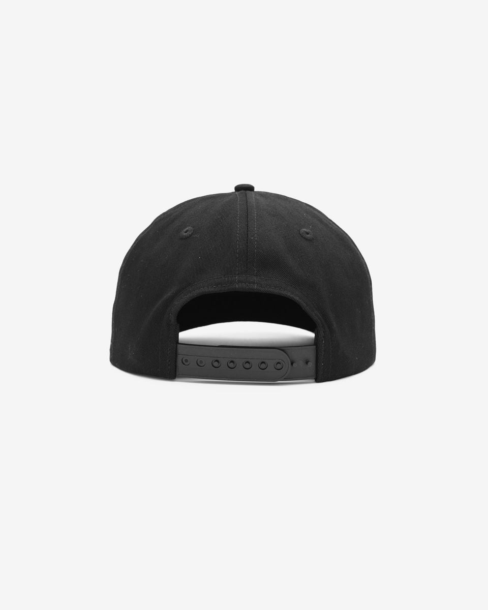 Yipps Counselor 5-Panel Snap Back Hat - Black
