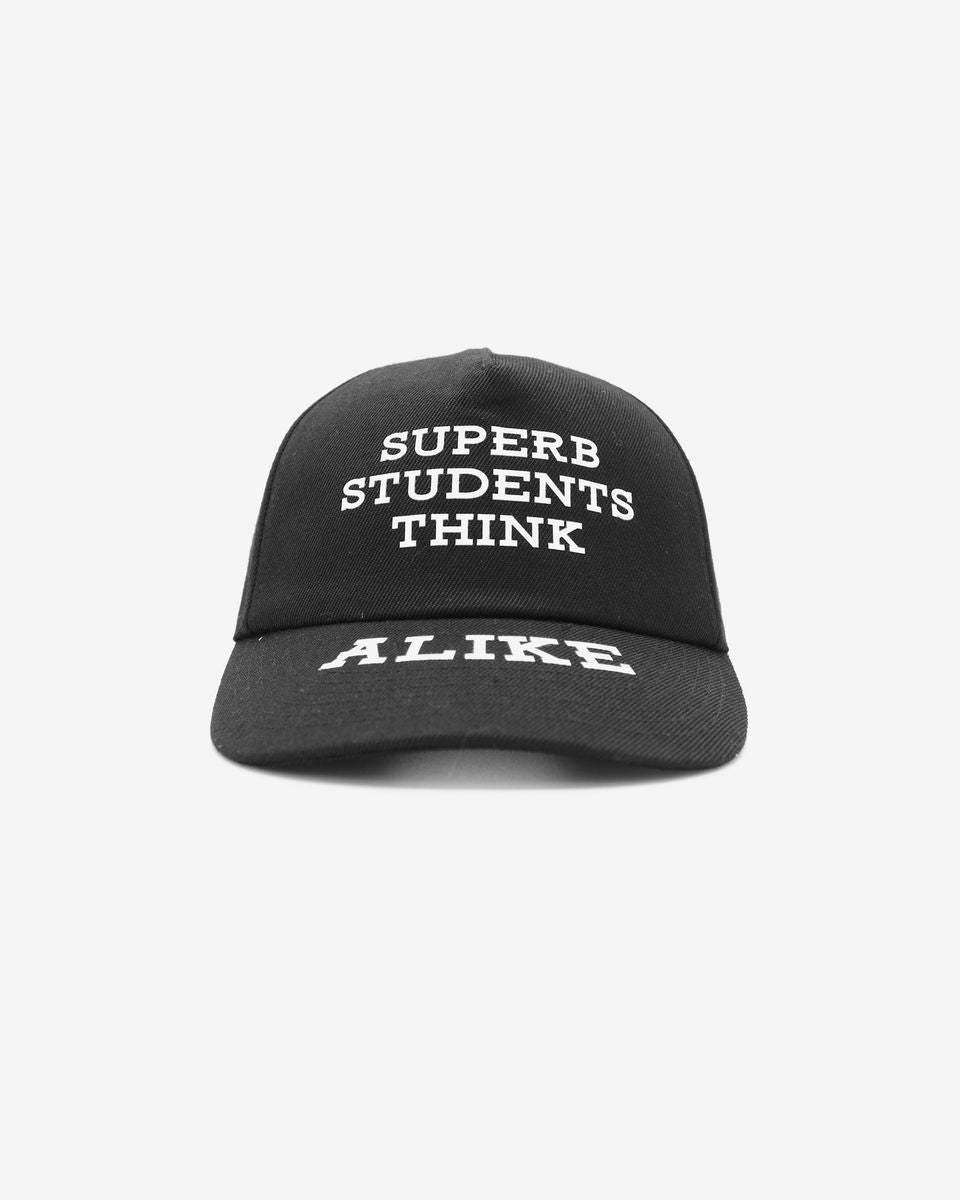 Superb 5-Panel Snap Back Hat - Black