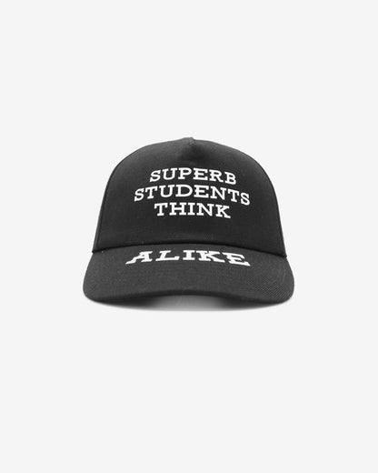 Superb 5-Panel Snap Back Hat - Black