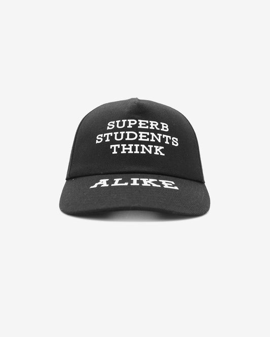 Superb 5-Panel Snap Back Hat - Black