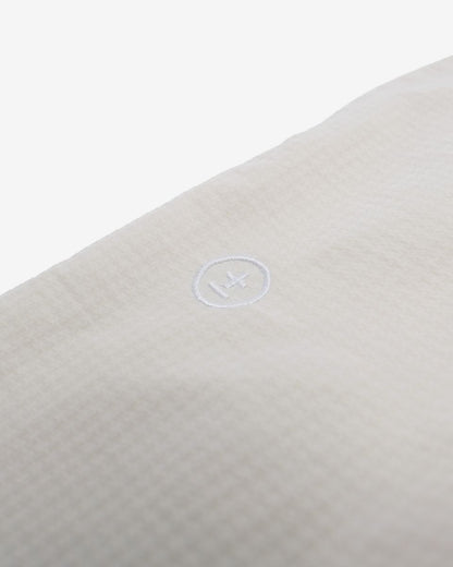 Heritage Nylon Houndstooth Pleated Short - Bone