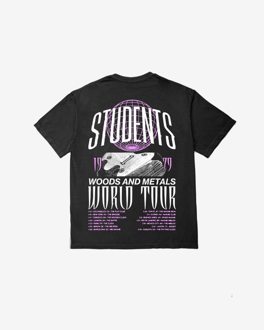 Woods And Metals T-shirt - Black Purple