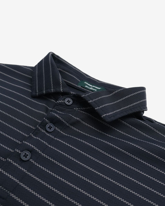 Albany S/S Polo - Navy