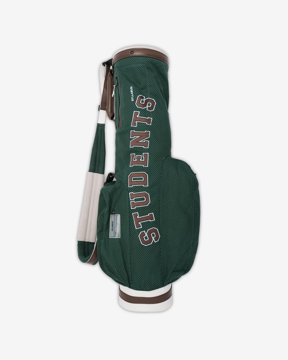 Students x Hiroki Collegiate Sunday Golf Bag - Dark Green
