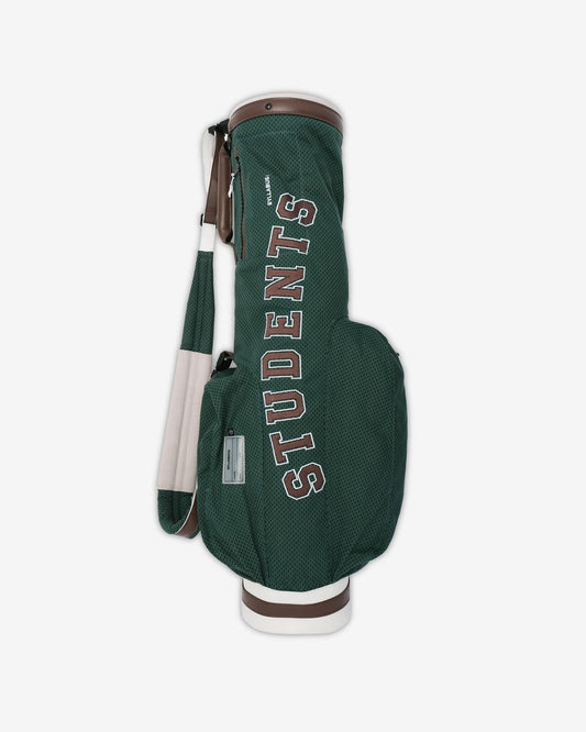 Students x Hiroki Collegiate Sunday Golf Bag - Dark Green