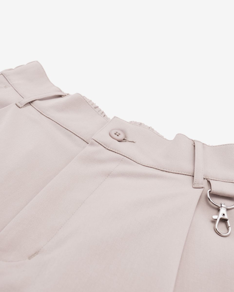 Calculus Standard Pleated Shorts - Sand