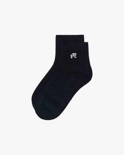Capri Ankle Sock - Black