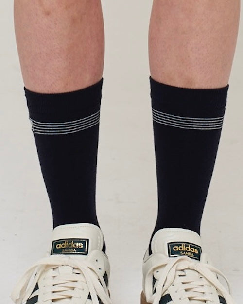 Hailey Tempo Crew Sock - Black