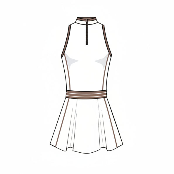 Phoenix Flare Dress - Rye