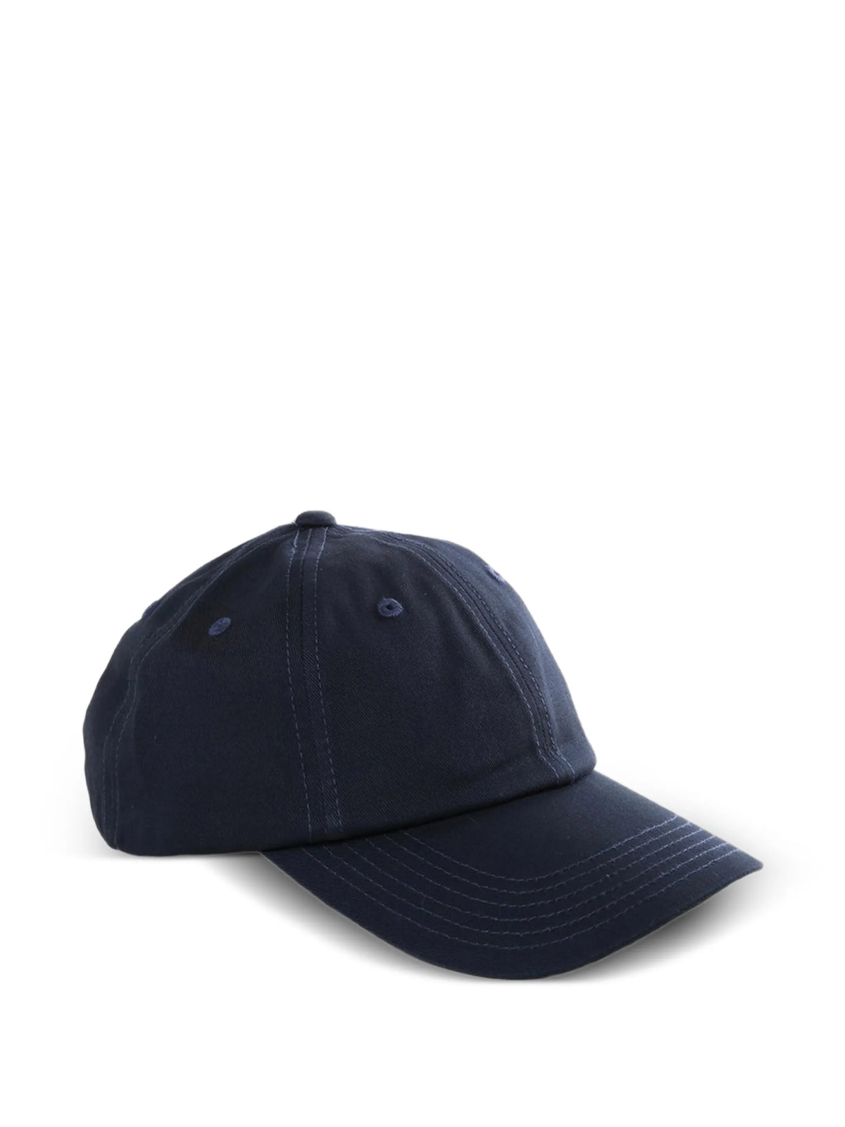 Washed Cotton Twill Dad Hat - Navy