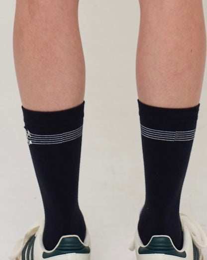 Hailey Tempo Crew Sock - Black