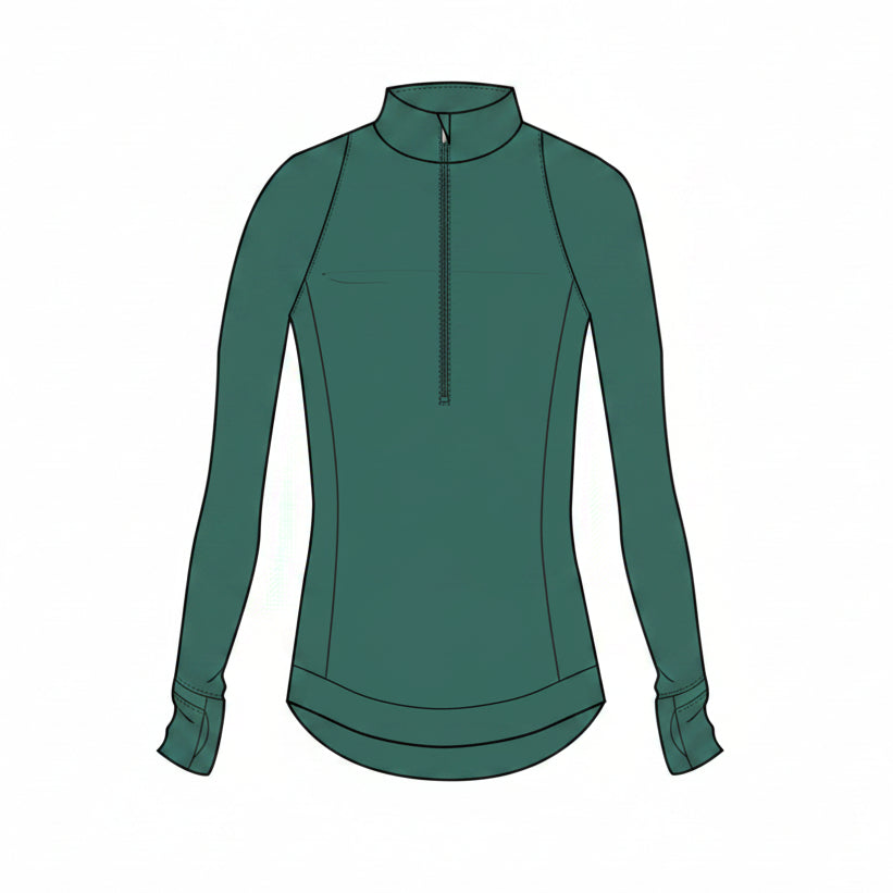 Halley II Quarter Zip - Ivy