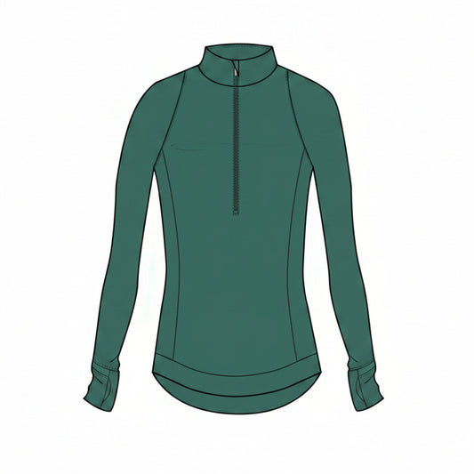 Halley II Quarter Zip - Ivy