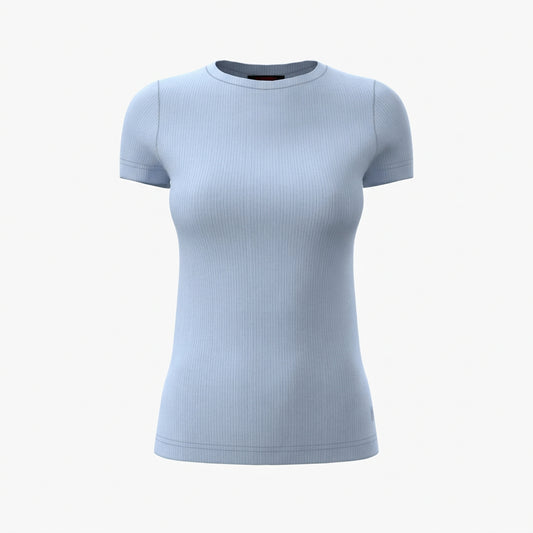 Orion Short Sleeve Top - Wolf Blue