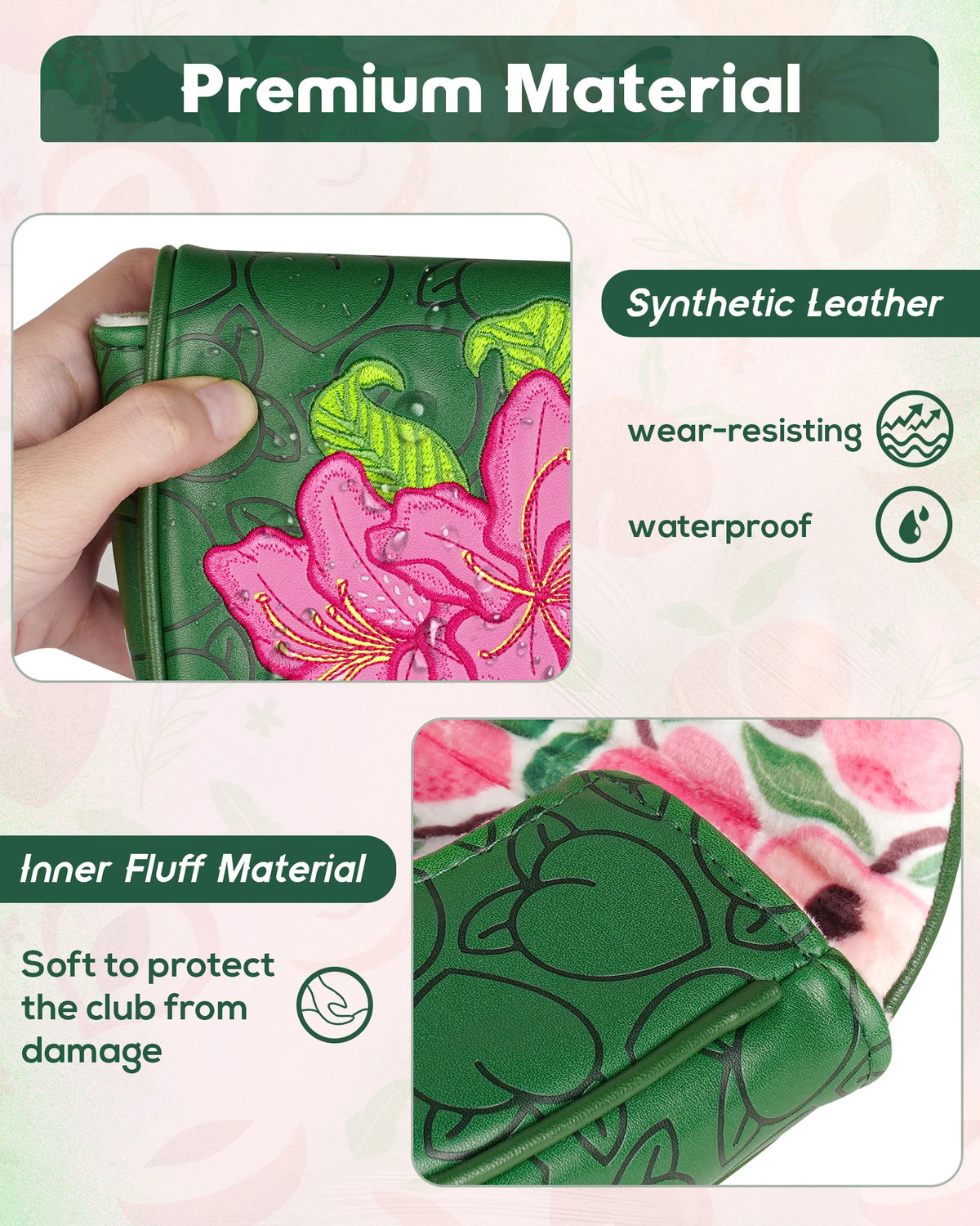 Azaleas Mallet Headcover