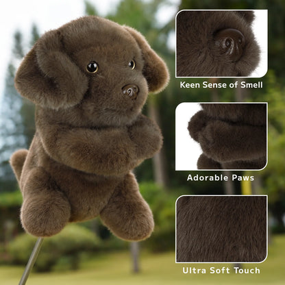 Brown Labrador Driver Headcover