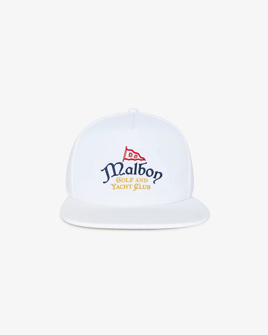 Yacht Club Snapback - White