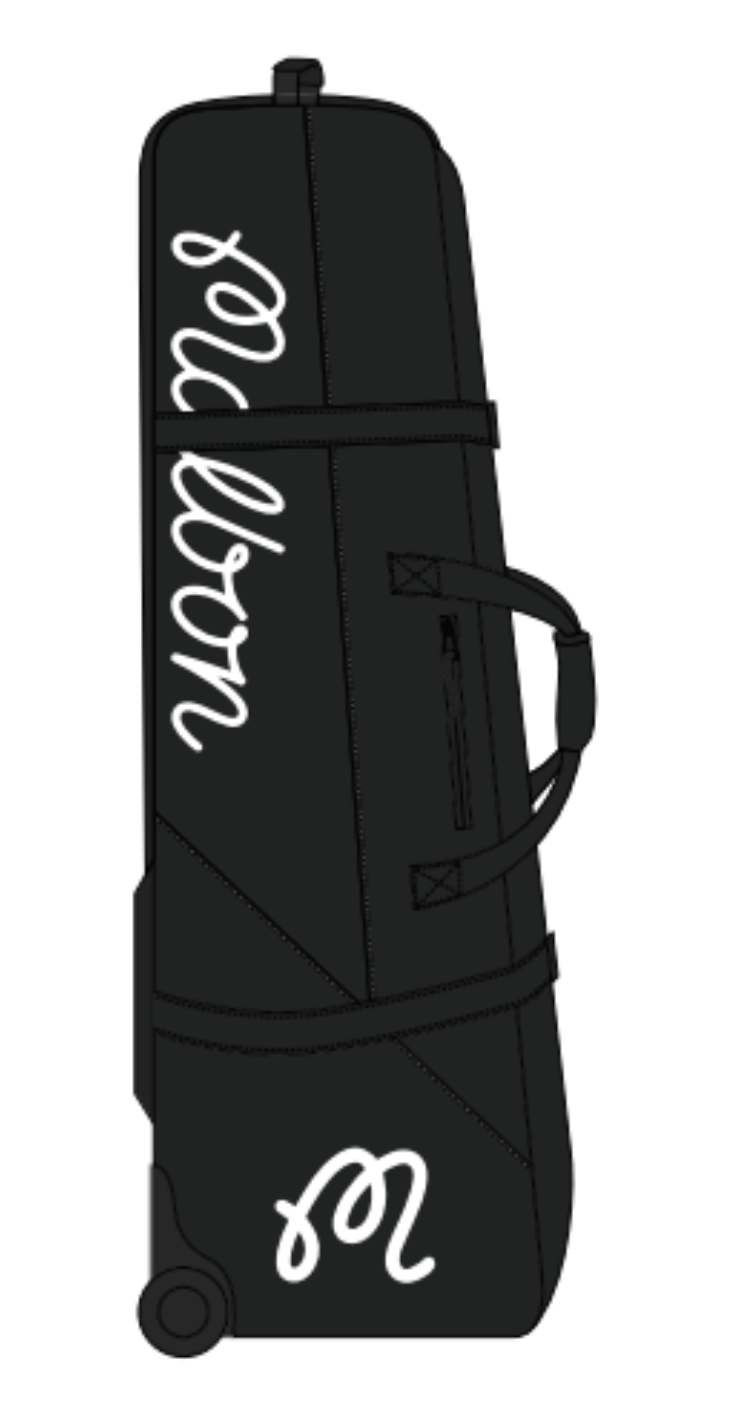 Script Travel Bag - Black