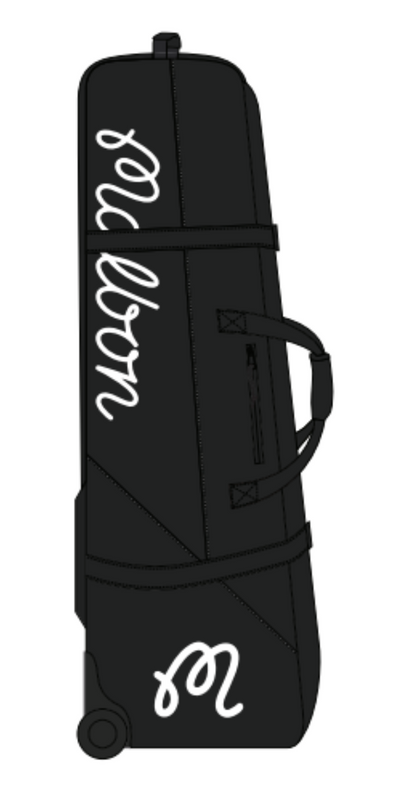 Script Travel Bag - Black