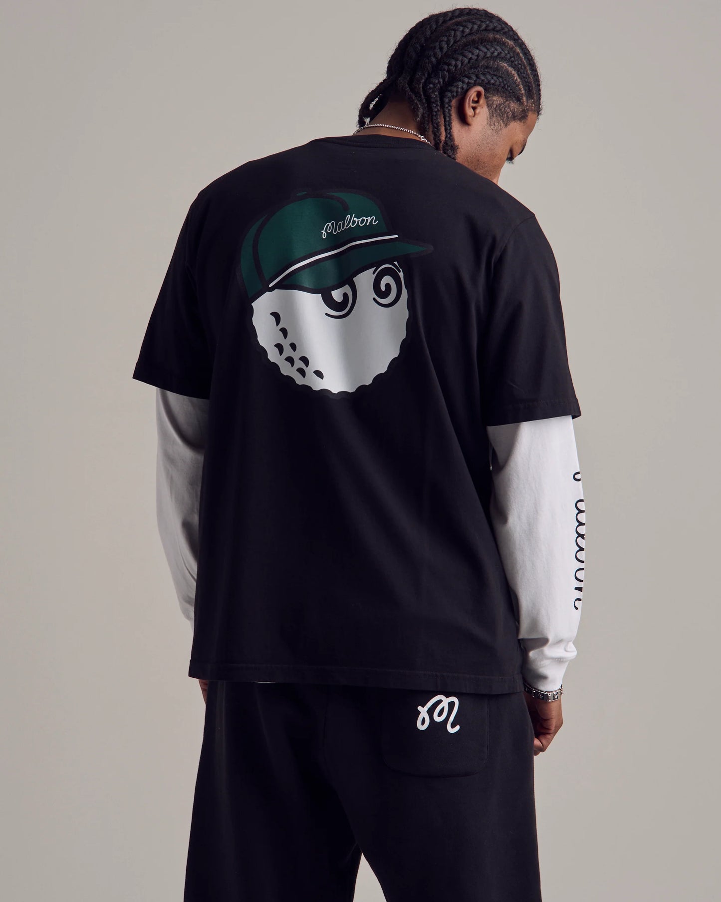 Bermuda Baldwin Tee - Black