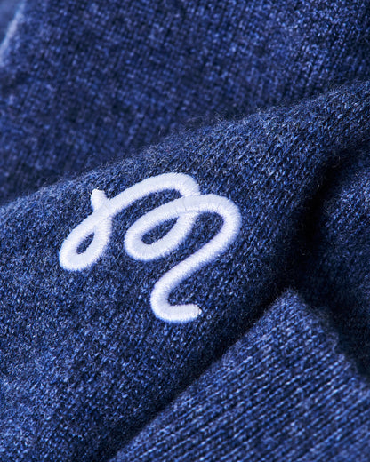 M Script Sweater - Navy