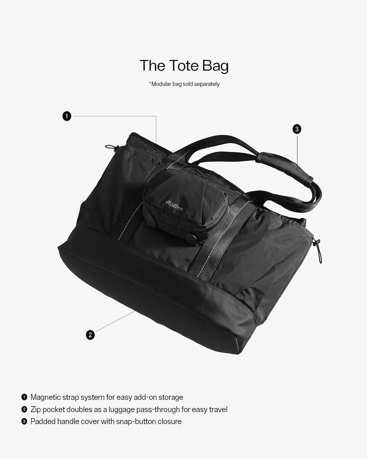 Contour Tote - Black