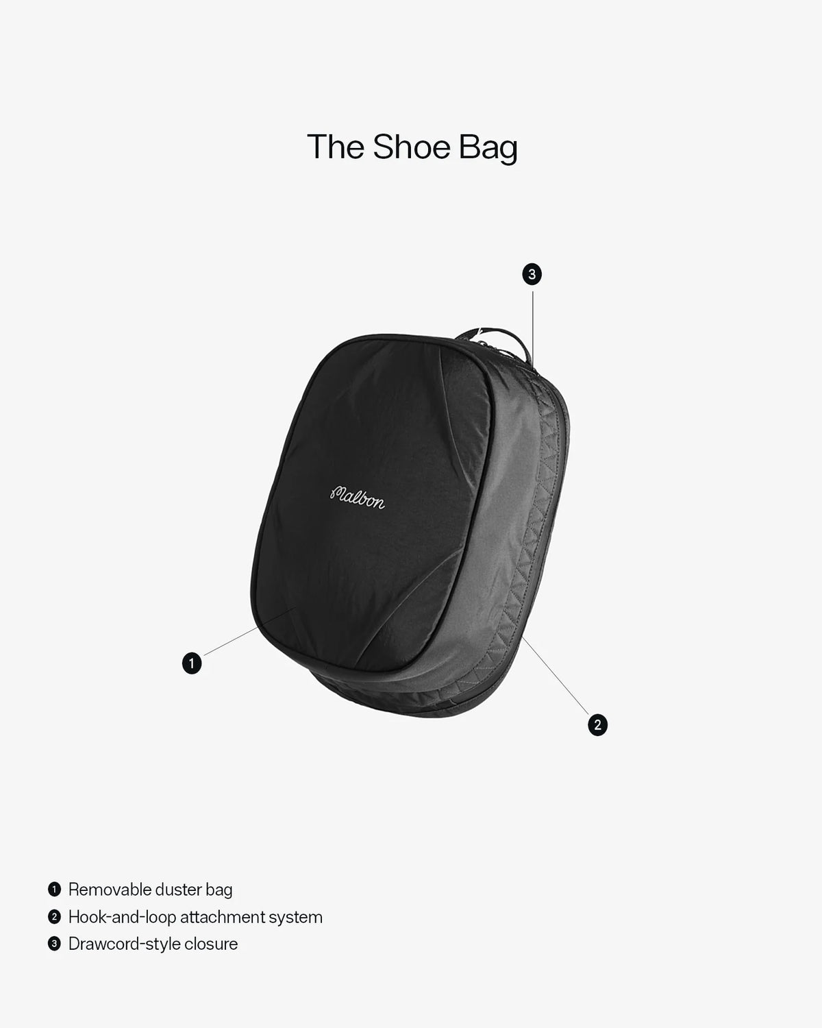 Summit Shoe Bag - Black