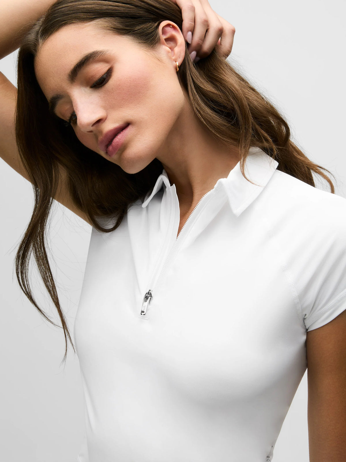 Halley Quarter Zip Polo - Arctic