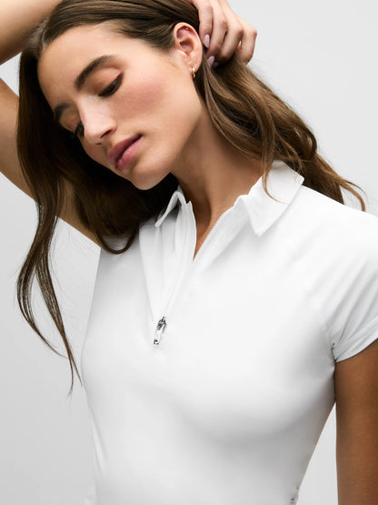 Halley Quarter Zip Polo - Arctic