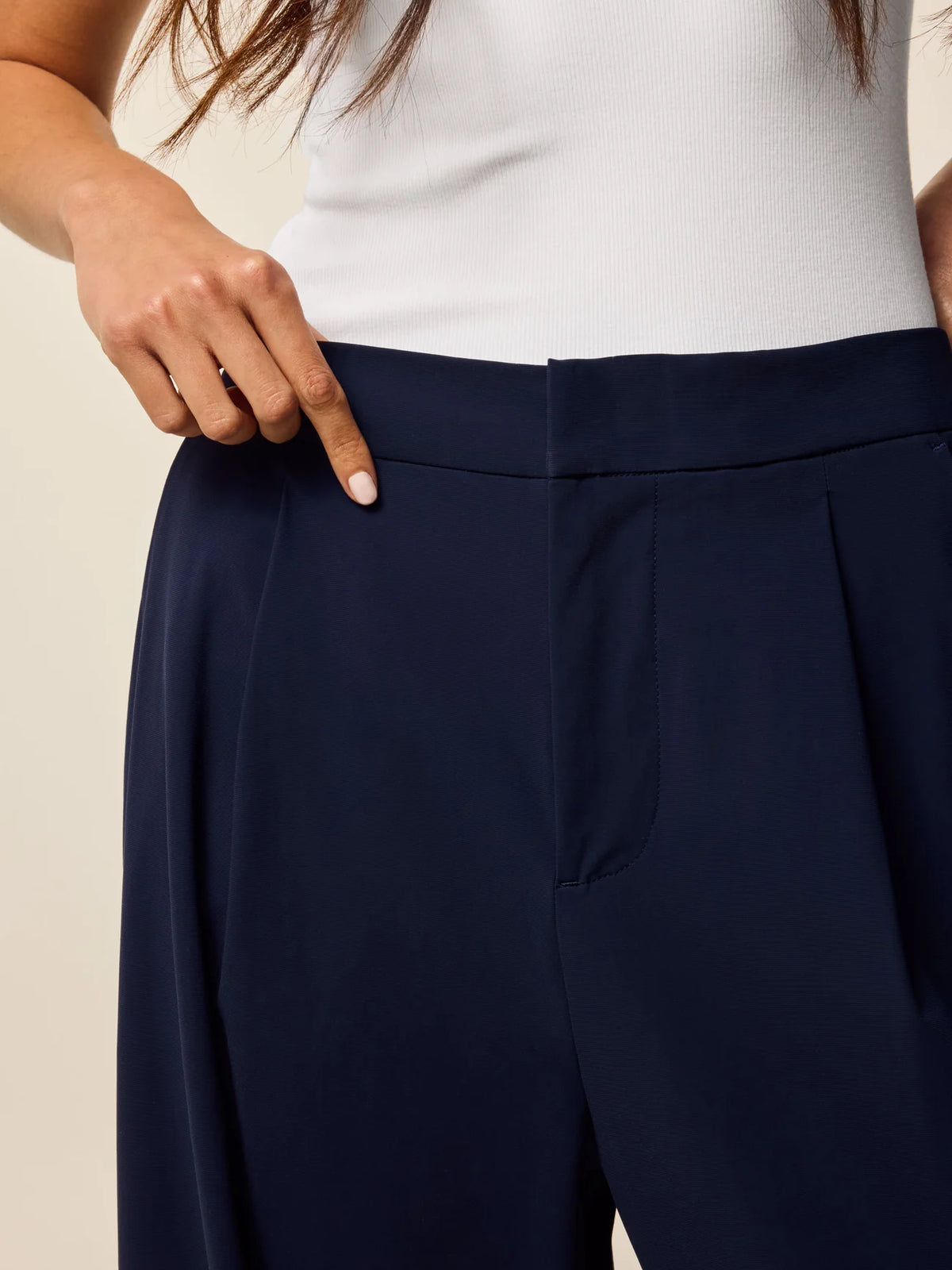 Phoenix Wide Leg Trouser - Maltese Blue